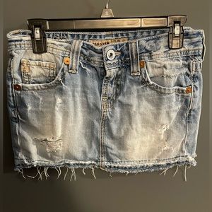 Women’s denim mini skirt